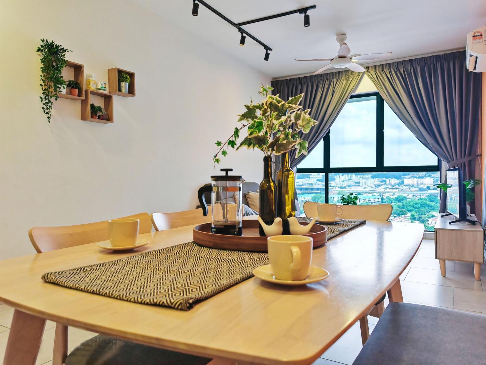 Astetica Residences 200Mbps Wifi Netflix Seri Kembangan Luaran gambar